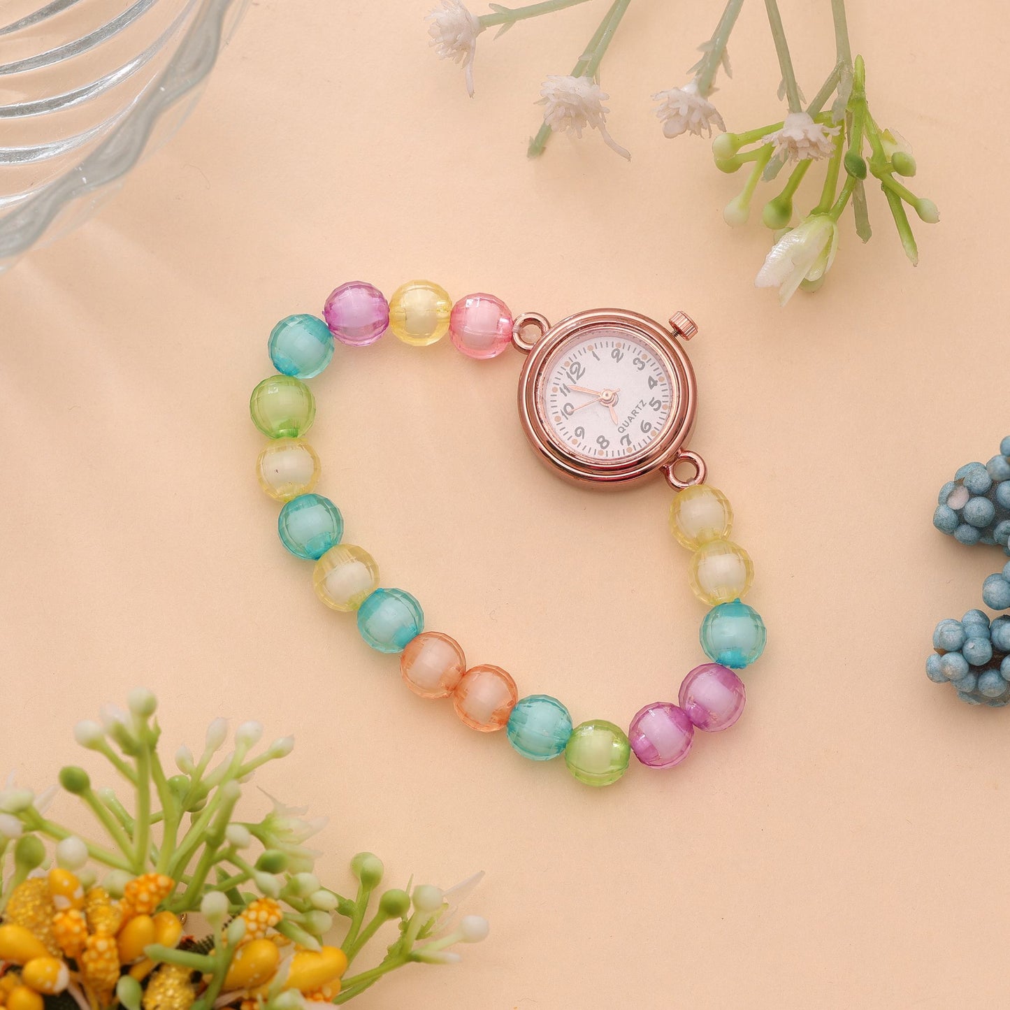 Rose Gold Plated Watch For Girls & Women with Beautiful Designer Fashion Appeal