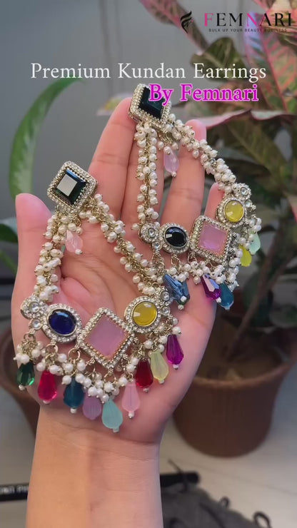 Amerikanisches Diamant-Halsketten-Set in Grün, entworfen für zeitlos-traditionelles Styling